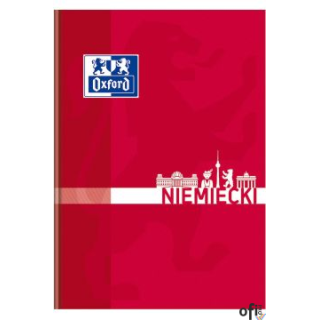 Brulion niemiecki A5 80k 90g kratka z marginesem 400150855 OXFORD