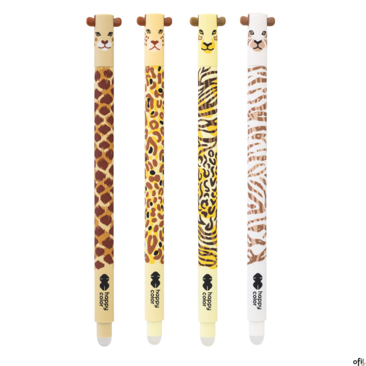 Długopis wymazywalny SAFARI, 0.5mm, niebieski,  Happy Color HA 4120 01SA-3