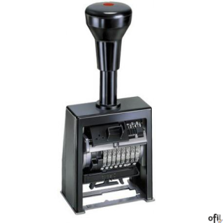 Numerator automatyczny B6 4.5mm/6 REINER REB6 obudowa metal, poduszka czarna SALE