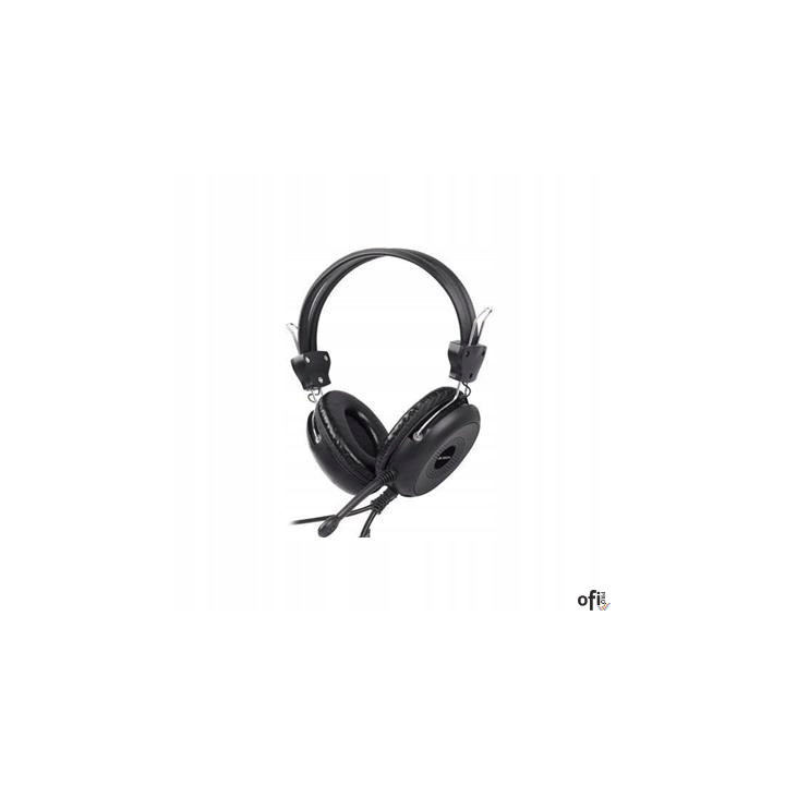 Słuchawki z mikrofonem A4TECH Hs-30 czarne A4TSLU29942