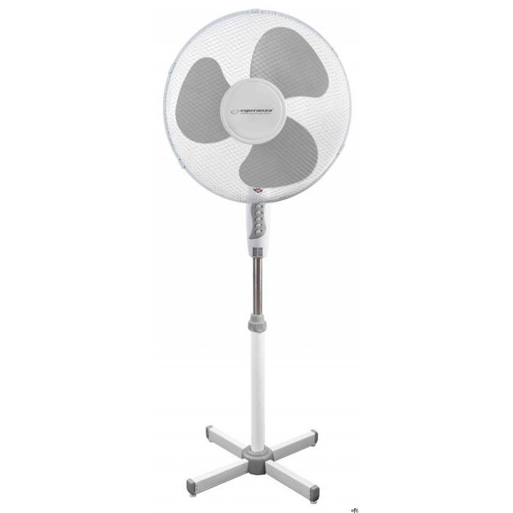 Wentylator stojący ESPERANZA biało-szary EHF001WE HURRICANE