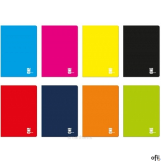 Zeszyt A5 80 kratka UV KOL.ONE COLOR 7034 INTERDRUK