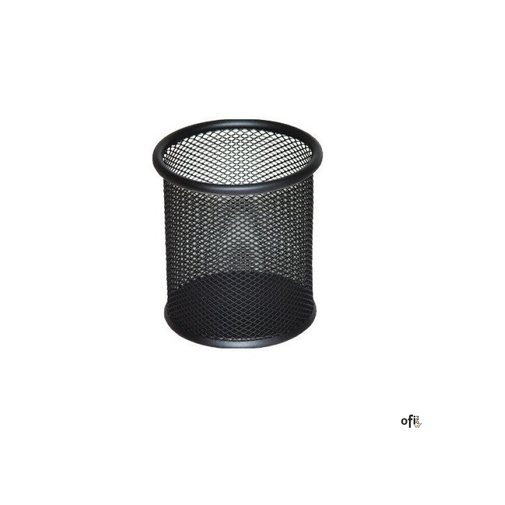 Kubek na długopisy DOTTS siatka czarny 98x91mm (wys.xśr.)