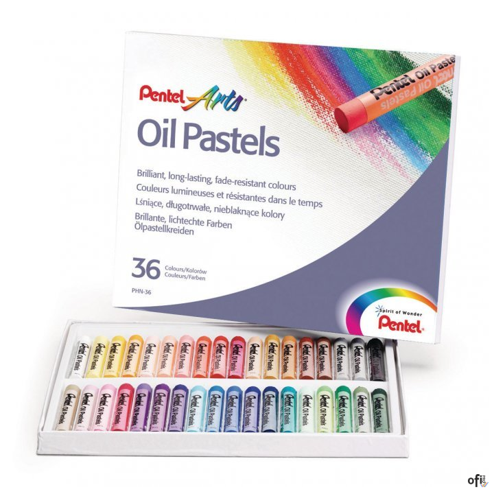Pastele olejne 36 kolorów  PHN-36 PENTEL