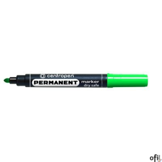 Marker 8510 zielony okrągły DRY SAFE niewysychający CENTROPEN SALE