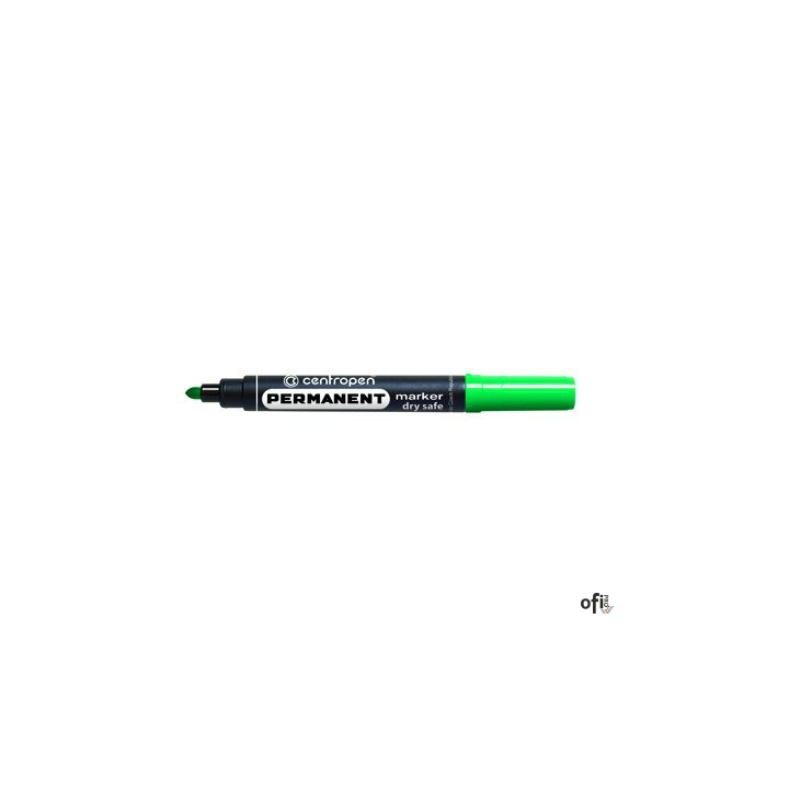 Marker 8510 zielony okrągły DRY SAFE niewysychający CENTROPEN SALE