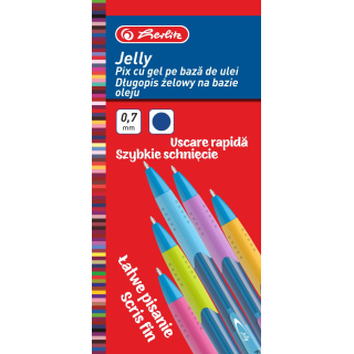 Długopis żelowy JELLY 0,7 mm niebieski 9476500 Herlitz