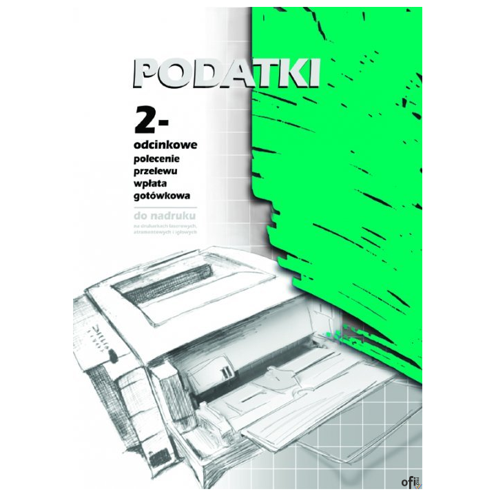 F-130-2 Podatki 2-odcinkowe polecenie przelewu A4 100 kartek MICHALCZYK