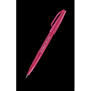 Pisak pędzelkowy do kaligrafii burgund SES15C-B2X PENTEL .