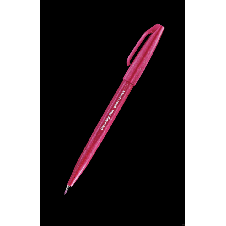 Pisak pędzelkowy do kaligrafii burgund SES15C-B2X PENTEL .
