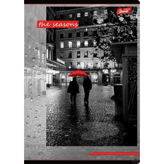 Zeszyt A5 80k kratka L mix dziewczęcy laminowany      UNIPAP *7127