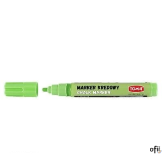 Marker kredowy, końcówka okrągła 4,5mm, 8g tuszu pastelowy zielony TO-292 Toma