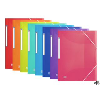 Teczka wąska Urban 24x32 PP przejrzysty mix 400147020 OXFORD