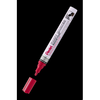 Marker olejowy Pentel średnia okrągła  końcówka,  MMP10-B czerwony