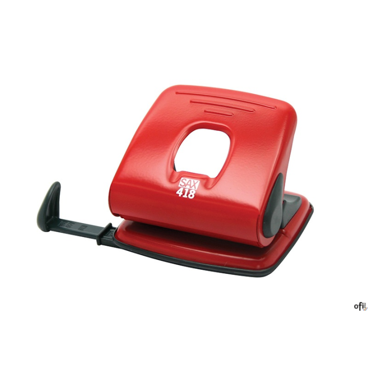 Dziurkacz SAX 418 czerwony 25k