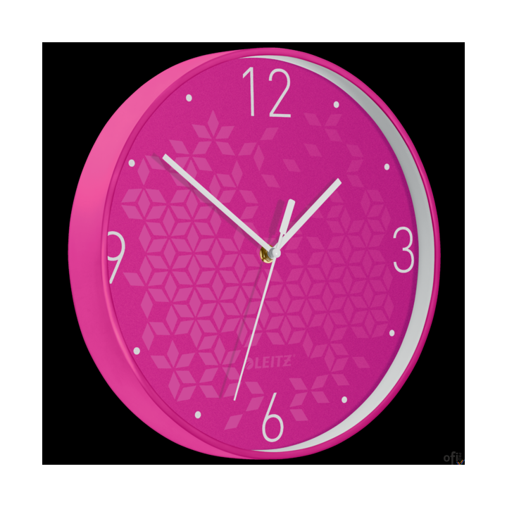 Zegar Leitz WOW, różowy 90150023
