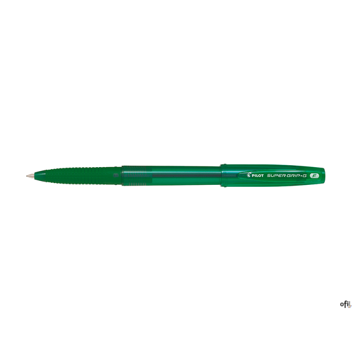 Długopis olejowy ze skuwką PILOT SUPER GRIP zielony BPS-GG-F-G