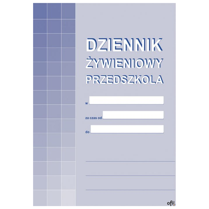 Dziennik żywieniowy przedszkola