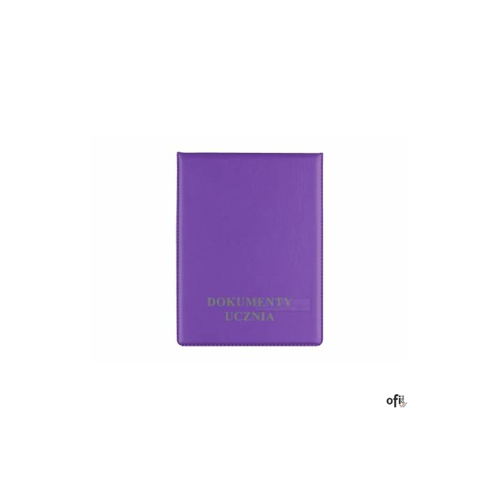 Okładka na dokumenty ucznia pionowa violet KOD-11-05 BIURFOL