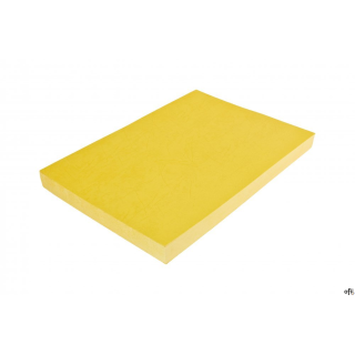 Karton DELTA skóropodobny żółty A4 DOTTS 100 szt. okładki do bindowania