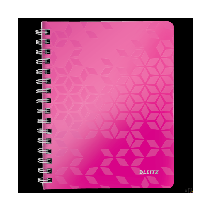 Zeszyt Leitz WOW_Wysokiej jakości notatniki wykonane z polipropylenu_z satynowym wykończeniem.__kartki z mikroperforacją do łatw