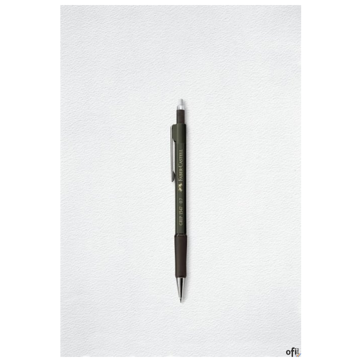 Ołówek automatyczny GRIP 1347 0,7 zielony metaliczny FABER-CASTELL FC134763