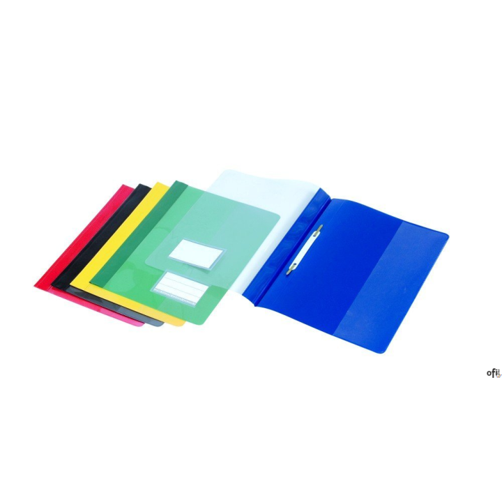 Wykonany z PVC o grubości 190_m (przód) oraz 260_m (tył)_pojemność 2cm (ok. 200 kartek)_posiada wymienną etykietę na okładce ora