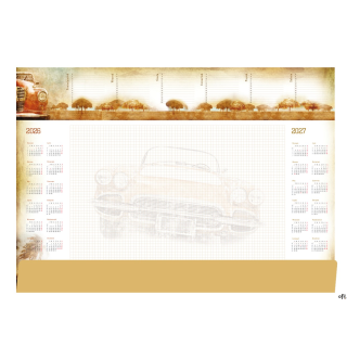 Terminarz - Planer A2 z listwą 2026 Auto Michalczyk i Prokop T-1-A2-6 kalendarz biuwar