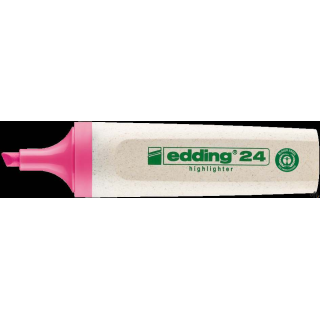 Zakreślacz ekologiczny EDDING różowy 24/009/r ed