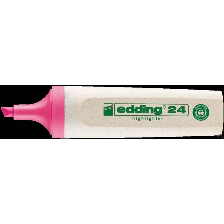 Zakreślacz ekologiczny EDDING różowy 24/009/r ed