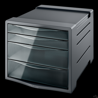 Pojemnik z 4 szufladami EUROPOST VIVIDA dymny ESSELTE 28453