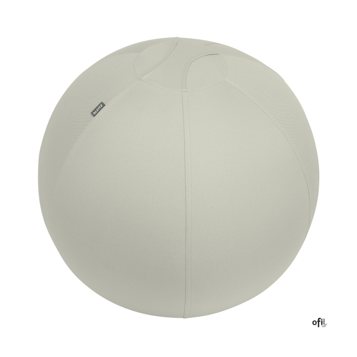 Piłka do siedzenia Leitz Ergo, 65cm, z zabezpieczeniem przed niekontrolowanym toczeniem się, jasnoszara 65420085