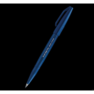 Pisak pędzelkowy do kaligrafii niebiesko-czarny SES15C-CAX PENTEL