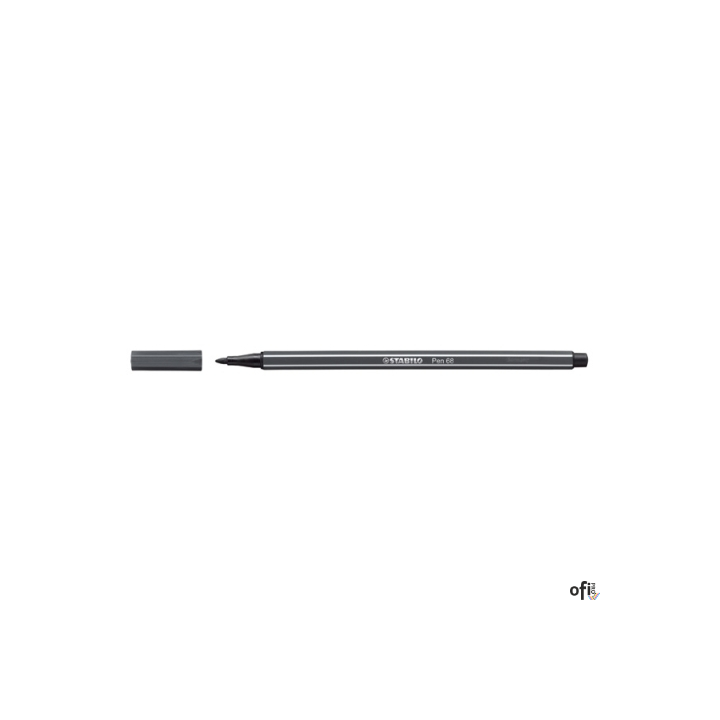 Flamaster PEN 68/95 c.szary STABILO