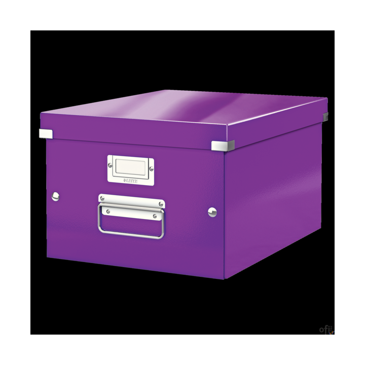 Pudełko LEITZ Click & Store A4 fioletowe 60440062