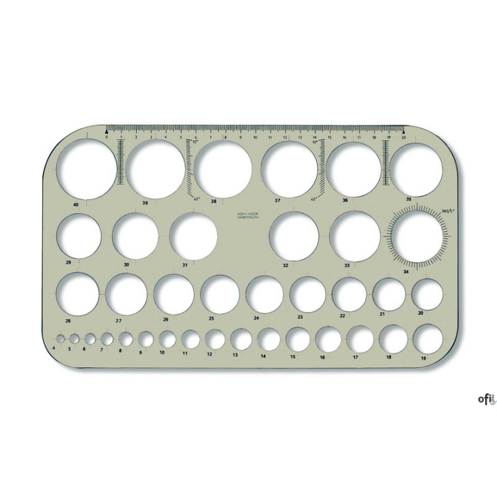 Szablon kołowy wew.Z-37 749161 165X282 KOH I NOOR