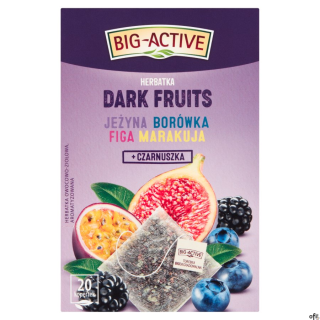 Herbata BIG-ACTIVE DARK FRUTIS 20 kopert/45g owocowo-ziołowa