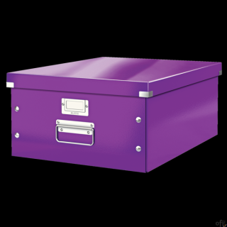 Pudełko LEITZ Click & Store A3 fioletowe 60450062
