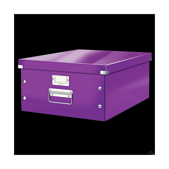 Pudełko LEITZ Click & Store A3 fioletowe 60450062