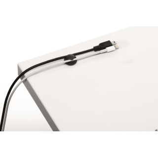 Klips samoprzylepny na 2 kable(6)grafit 503837 CAVOLINE CLIP    DURABLE