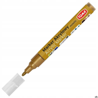 Marker Akrylowy do zdobienia i malowania po papierze, kartonie, płótnie, styropianie, drewnie i wielu innych powierzchniach. Far