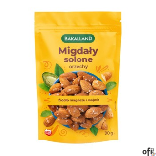 Migdały solone 90g BAKALLAND