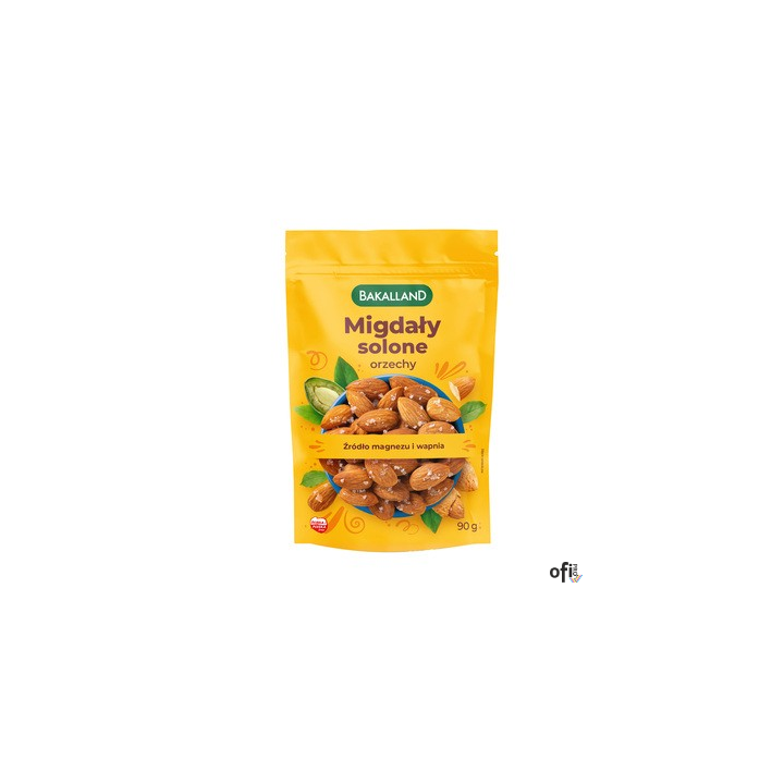 Migdały solone 90g BAKALLAND