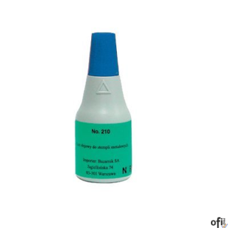 Tusz olejowy NORIS 210 metal zielony 25ml do stempli metalowych NO210ZI