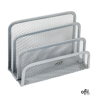 Stojak na koperty TY192/GR-034, srebrny siatka GRAND 120-1122