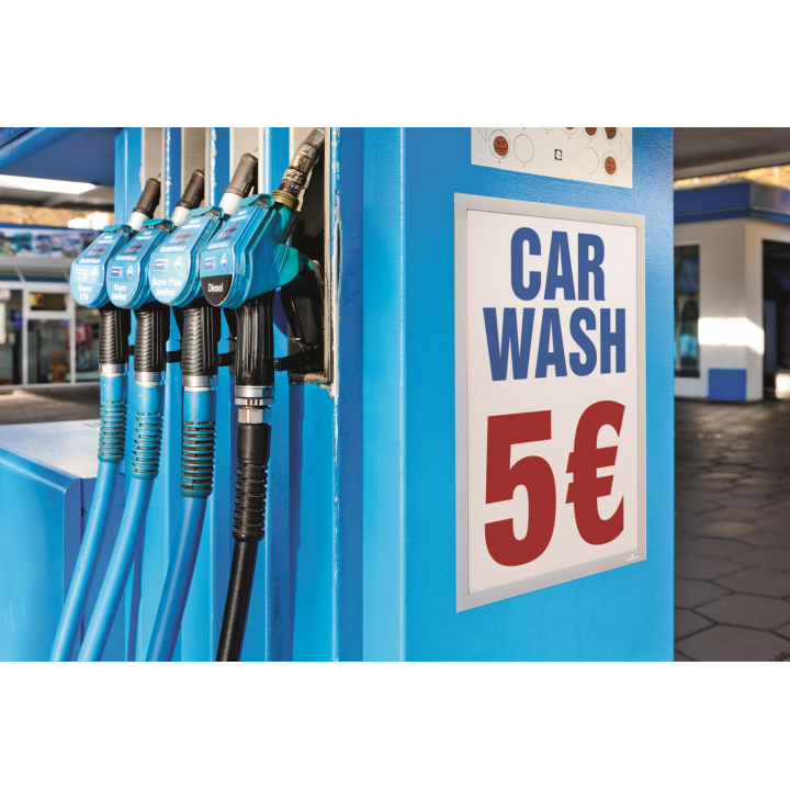 Ramki MAGAFRAME A3 srebrne (2sztuki) DURABLE 4873-23