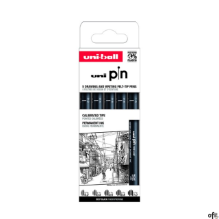 Cienkopis PIN 200, ZESTAW 5 SZT_0,2-1,0