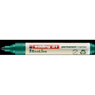 Marker EDDING permanentny ekologiczny okrągła końcówka zielony 21/004/zi ed (X)
