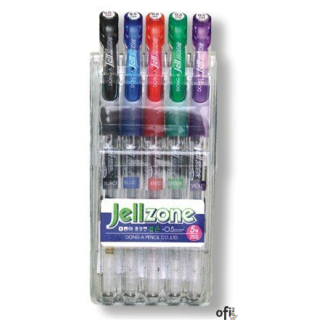 Pióro żel.DONG-A ZONE 5szt.MI MICRO TT5048