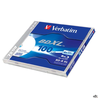 Płyta BD-R XL VERBATIM Blu-ray 100GB nadruk Jewel Case speed 4x 43789 SALE